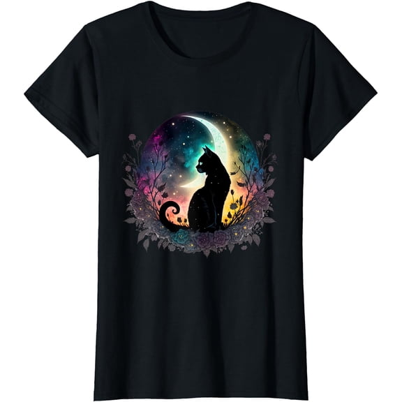 Cute Cat Motifs Cat T-Shirt