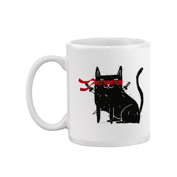 Cute Cat Ninja Mug - Image by Shutterstock