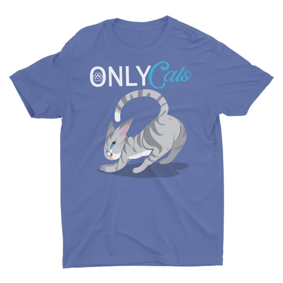 Cute Cat Only Cats Adult Fans Meme Shirt
