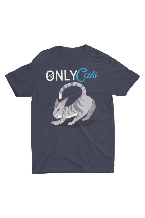 Cute Cat Only Cats Adult Fans Meme Shirt