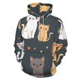 thumbnail image 1 of Cute Cat Pattern Design(2) 3d Sweatshirts Hoodie Fashion Casual Personality Men's Women Street Hoodie Pullovers Long Sleeve Comfortable Top, 1 of 6