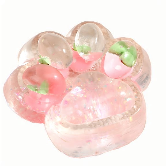 Cute Cat Paw Taba Squishy Soft Sensory Stress Relief Squishy for Party Favors Sensory Anxiety Squishys for Teens Adults,A