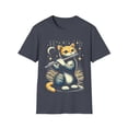 thumbnail image 1 of Cute Cat Playing Flute Musician Music Lover Flute Player TShirt, 1 of 4