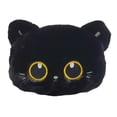 thumbnail image 1 of Cute Cat Plush Throw Pillow Siamese Calico Cat Stuffed Animals Soft Cushion For Girls Room Decor,Black, 1 of 4