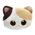 thumbnail image 1 of Cute Cat Plush Throw Pillow Siamese Calico Cat Stuffed Animals Soft Cushion For Girls Room Decor,White, 1 of 5