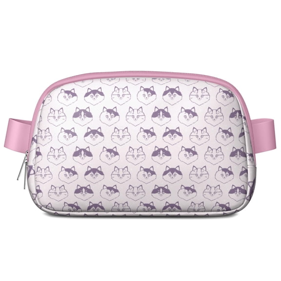 Cute Cat Print Belt Bag – Funny Pet Lovers Fanny Pack for Women with Adorable Pattern and Comfortable Adjustable Strap