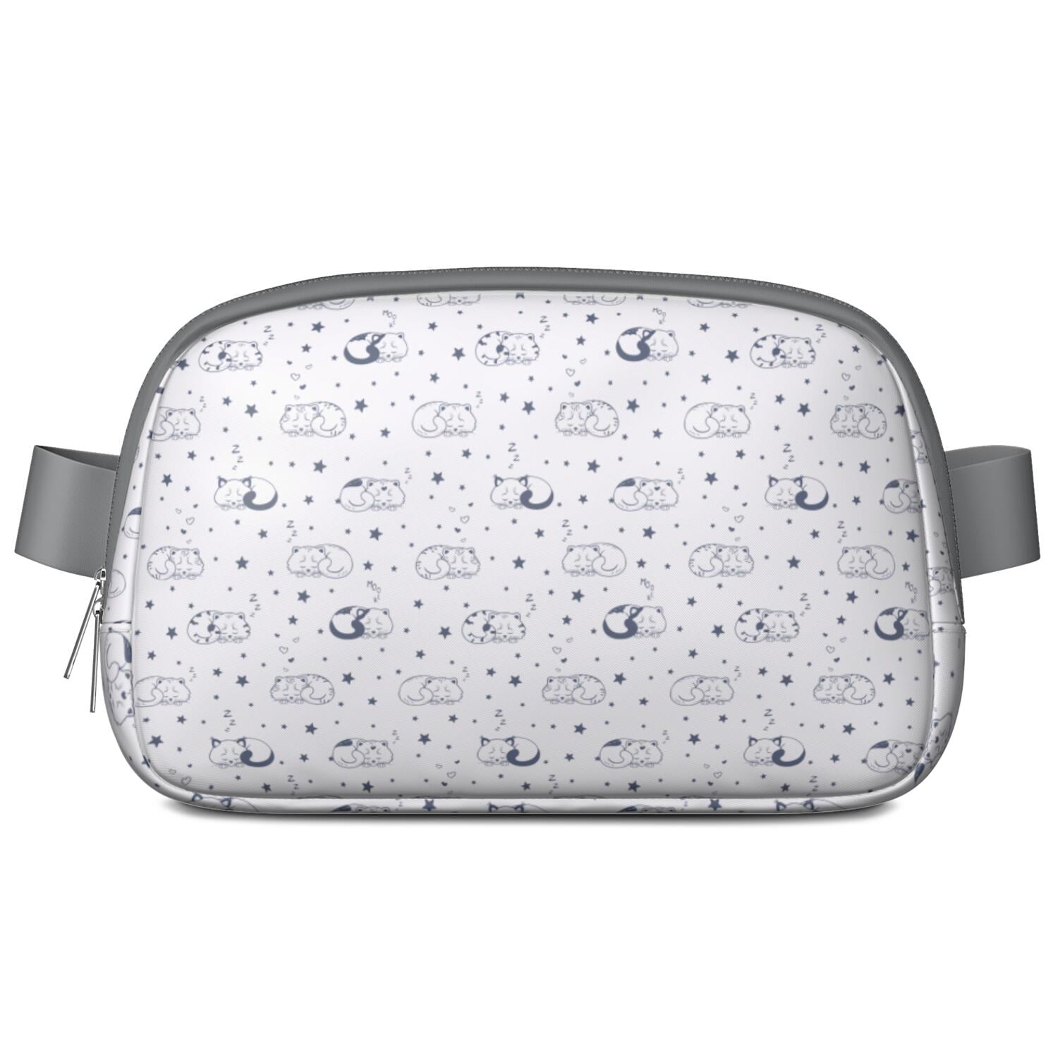 Cute Cat Print Belt Bag – Funny Pet Lovers Fanny Pack for Women with Adorable Pattern and Comfortable Adjustable Strap