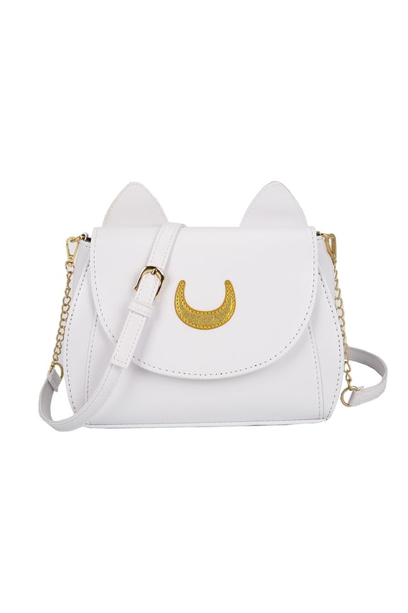 Cute Cat Purses Pu Leather Stylish Handbags Shoulder Bags