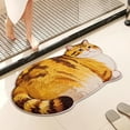 thumbnail image 1 of Cute Cat Shaped Floor Mat – Soft Non-Slip Absorbent Rug for Bathroom, Entryway & Balcony, Fluffy & Easy Clean, 1 of 6