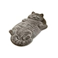 thumbnail image 1 of Cute Cat Shaped Plush Area Rug 15.75" x 23.62", Soft Polyester Non-Slip Decorative Floor Mat, Washable Novelty Pet-Themed Carpet for Bedroom Bathroom Entryway Home Decor, 1 of 6