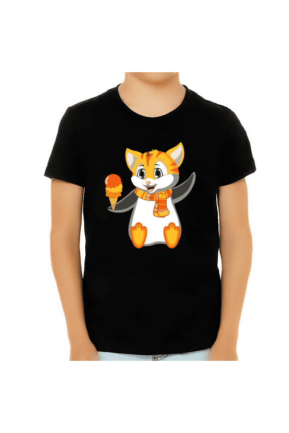 Cute Cat Shirt - Cute Cat Shirts for Boys - Cat Gifts for Boys - Kids Cat Lover Shirts