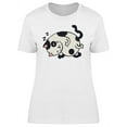 thumbnail image 1 of Cute Cat Sleeping Tee Women's -Image by Shutterstock, 1 of 2