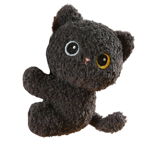 Cute Cat Stuffed Animal Plush, 4.3 Inch Small Soft Plushie, Desk Ornament for Home Decor, Easter Basket Stuffers, Valentines Day Gifts, Car Decor, 1pcs Q