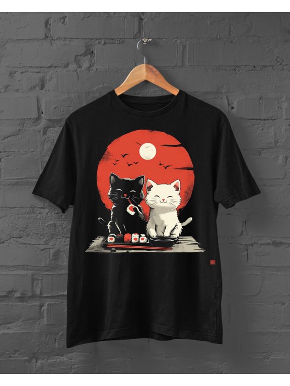 Cute Cat T-Shirt | Japanese Tshirt | Japanese Streetwear | Cute Cat Tshirt | Japan Cat Tshirt | Japanese Cat Shirt | Y2K Top | Kawaii Shirt