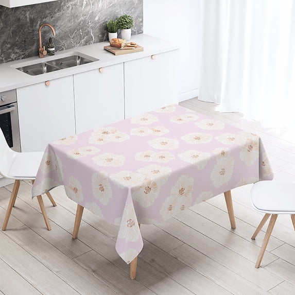 Cute Cat Tablecloth Plant Animal Print Rectangular Waterproof and Oilproof Restaurant Table Kitchen Home Decoration