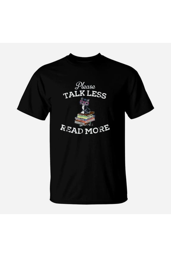 Cute Cat Talk Less Read More TShirt