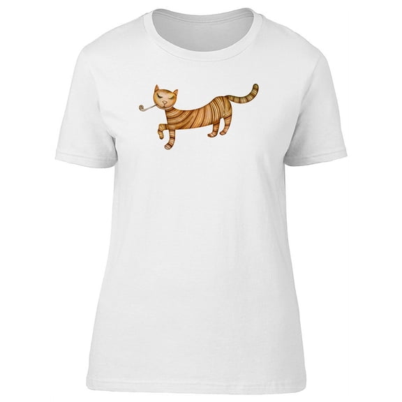 Cute Cat, Vintage Kitten T-Shirt Women -Image by Shutterstock, Female Large
