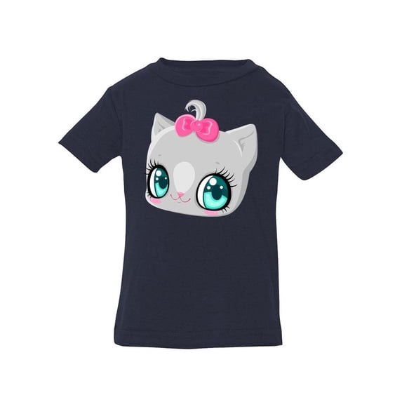 Cute Cat With Bow T-Shirt Infant -Image by Shutterstock, 6 Months