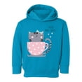 thumbnail image 1 of Cute Cat With Cup Of Coffee Hoodie Toddler -Image by Shutterstock,  4 Toddler, 1 of 4