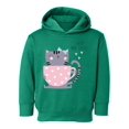thumbnail image 1 of Cute Cat With Cup Of Coffee Hoodie Toddler -Image by Shutterstock,  4 Toddler, 1 of 4