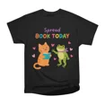 Cute Cat and Frog Reading Club T-Shirt Tee Gift For Him Merch For Her ...
