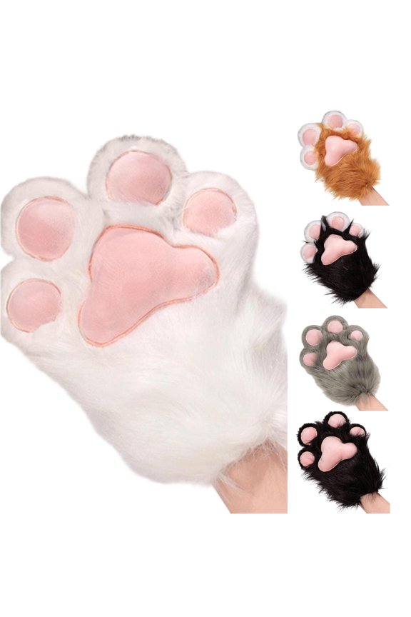 Cute Cat for And Anime Conventions Adorable Animal Mittens Convertible
