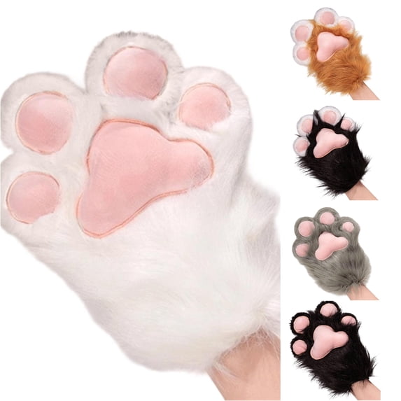 Cute Cat for And Anime Conventions Adorable Animal Mittens Convertible