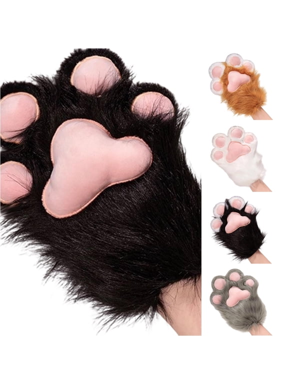 Cute Cat for And Anime Conventions Adorable Animal Mittens Convertible