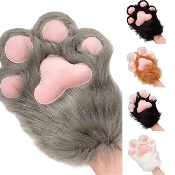 Cute Cat for And Anime Conventions Adorable Animal Mittens Convertible