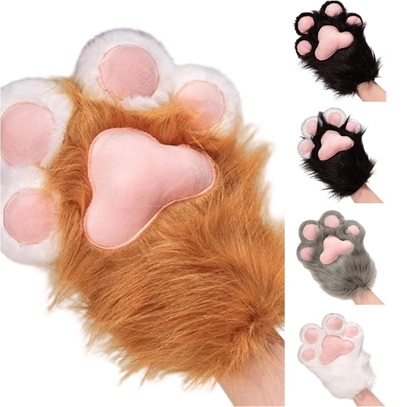 Cute Cat for And Anime Conventions Adorable Animal Mittens Convertible