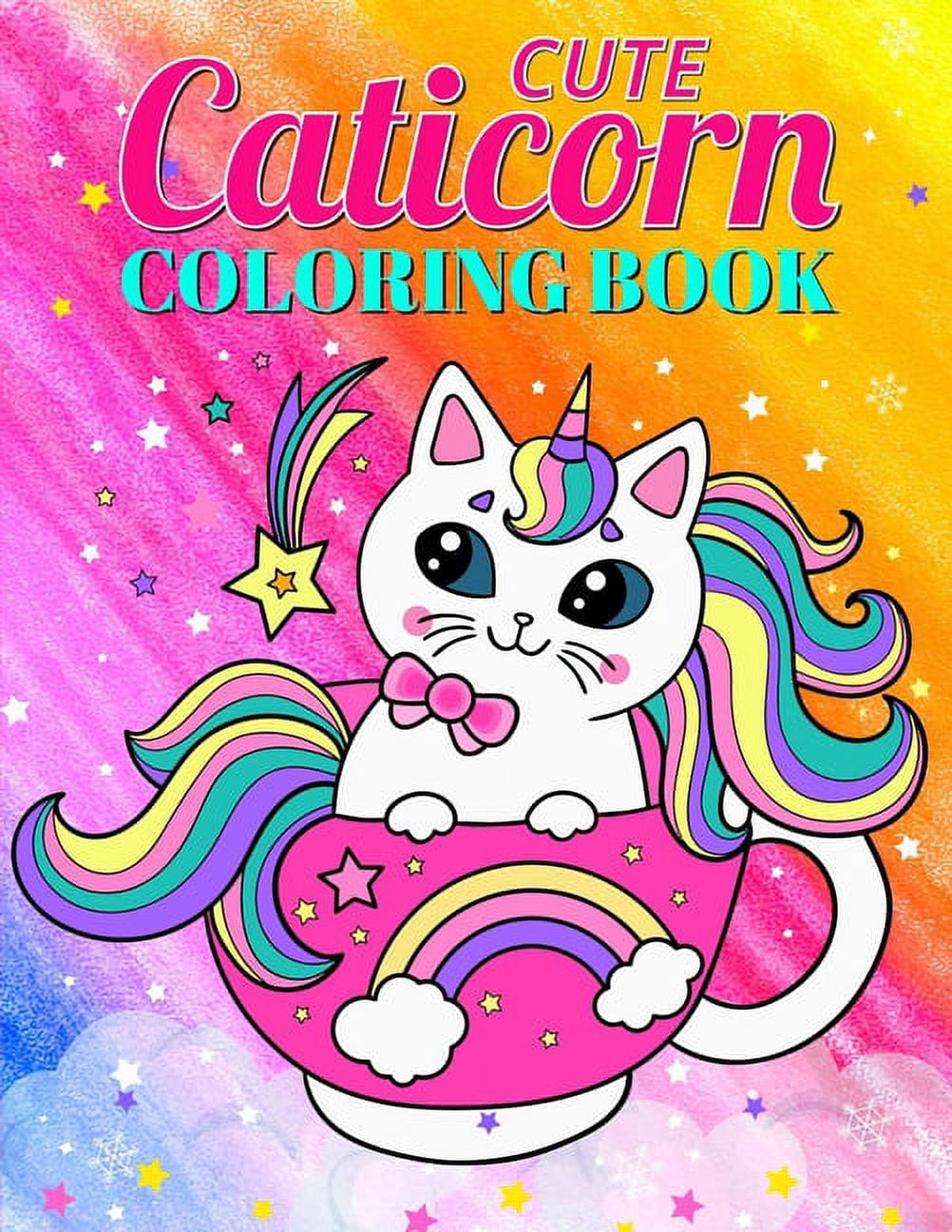 Cute Caticorn Coloring Book Unique and amazing caticorn coloring book