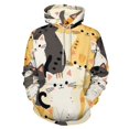 thumbnail image 1 of _Cute Cats Cartoon Seamless Pattern — 插圖 (2) Men's Women New Sweatshirt Hoodie Men's Plus Size Sweatshirt Hooded Sweatshirt 3d Printed Street Men's Cloth, 1 of 6