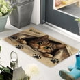thumbnail image 1 of Cute Cats Crystal Velvet Floor Mat, Non-Slip Absorbent Pet Mat for Entryway, Kitchen, Bathroom, Living Room, Washable Dirt Trapper Doormat for Indoor Home Decor, 1 of 6