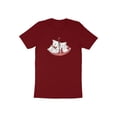 thumbnail image 1 of Cute Cats Kittens Animals Pets in Pink Umbrella Enjoying T-Shirt Graphic Design Cute Cats Kittens in Umbrella Tees Tshirt, 1 of 10