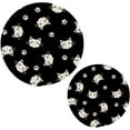 thumbnail image 1 of Cute Cats Placemats Set of 2, Woven Washers, Cotton, Round Large Pot Holder, Heat Resistant, for Pot Countertops Home Decor, 1 of 7