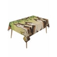 thumbnail image 1 of Cute Cats Table Cloth, Waterproof Tablecloth for Rectangle Tables, Japanese Owls Animals Country Leaves Vintage Reusable Washable Fabric Table Cover for Restaurant Kitchen Dining Tables 54"x108", 1 of 9