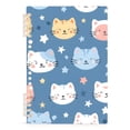 thumbnail image 1 of Cute Cats and Stars Spiral Journal Notebook College Ruled Notebook 8.3" x 5.7" A5 Lined Thick Paper Page, 1 of 6
