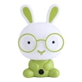 thumbnail image 1 of Cute Catton Rabbit Animal Table Desk Bedroom Sleeping Night Light Lamp Home Decor Gift (Green), 1 of 2