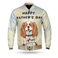 thumbnail image 1 of Cute Cavalier King Charles Spaniel Loves Dad Happy Father's Day All Over Print 3D Baseball Jacket Dog Lover Gifts Bomber Jacket Softball - 12008, 1 of 6