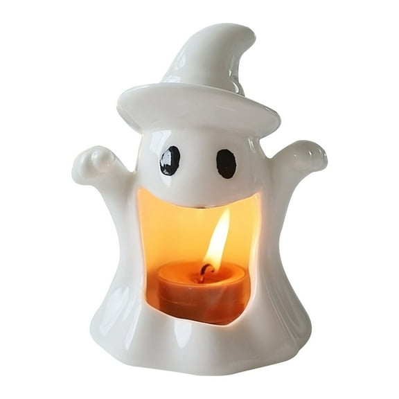 Cute Ceramic Candlestick Style Halloween Creative Candle Aromatherapy Ornaments Decoration