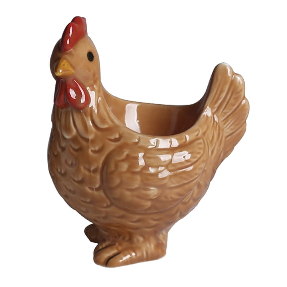 Cute Ceramic Chicken Shape Egg Holders Home Decoration