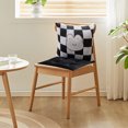 thumbnail image 1 of Cute Chair Cushion, Soft Seat Cushions for Office Desk, Kawaii Chair Cushion Detachable Back and Ties for Dining Office Study Garden, Black, 1 of 6