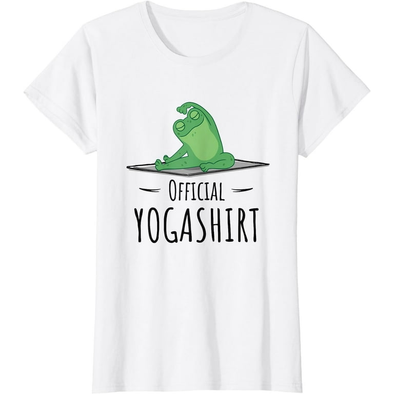 Funny Frog Yoga T-Shirt Yogi Namaste Om Meditation Tee Funny Frog Yoga T-Shirt Yogi Namaste Om Meditation Tee