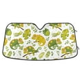 thumbnail image 1 of Cute Chameleon and Leaves Car Windshield Sun Shade Foldable Car Front Window Visor Heat and UV Protection 55x27.6, 1 of 8