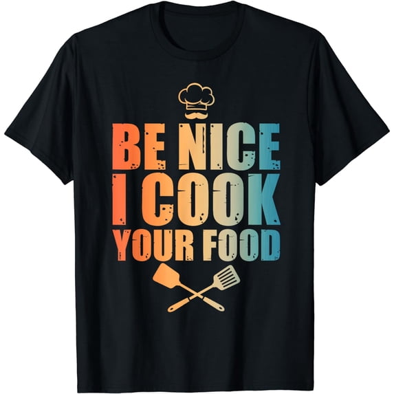 Cute Chef Design For Men Women Cook Cooking Culinary Chef T-Shirt