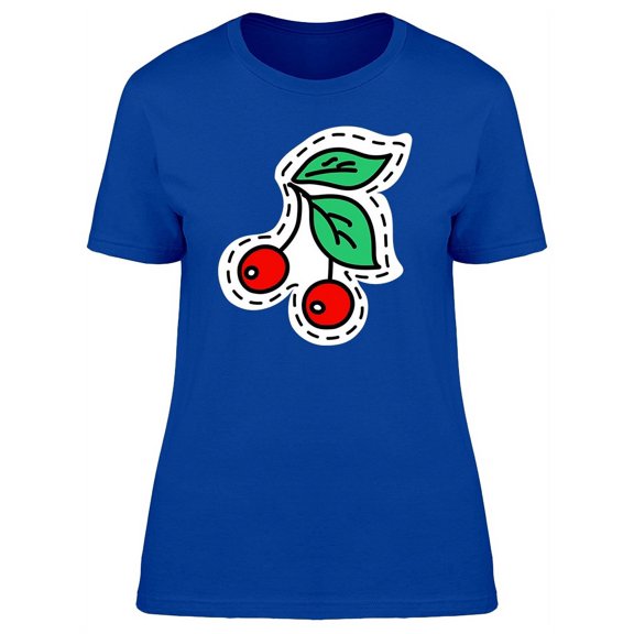 Cute Cherries T-Shirt Women -Image by Shutterstock, Female Large