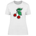 thumbnail image 1 of Cute Cherries T-Shirt Women -Image by Shutterstock, Female Medium, 1 of 2