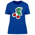 thumbnail image 1 of Cute Cherries T-Shirt Women -Image by Shutterstock, Female XX-Large, 1 of 2