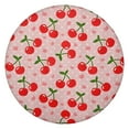 thumbnail image 1 of Cute Cherry Pattern Tablecloth Pink Red Fruit Design with Aesthetic Illustration for Sweet Dining Vibes, 1 of 1