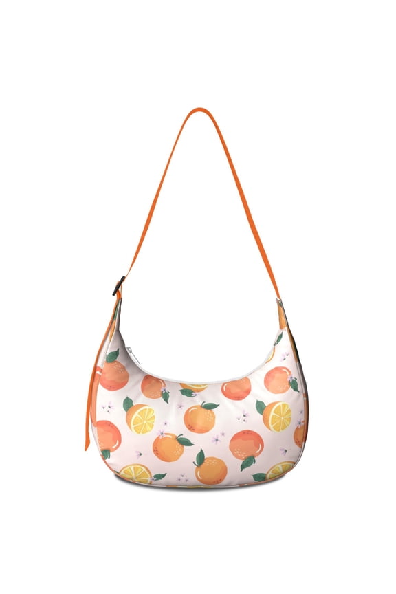 Cute Cherry Print Crossbody Handbag for Women, Red Fruit Shoulder Tote Bag, Aesthetic Candy Pattern Hobo Purse, Lightweight Water-Resistant Travel Bag for Cherry Lovers